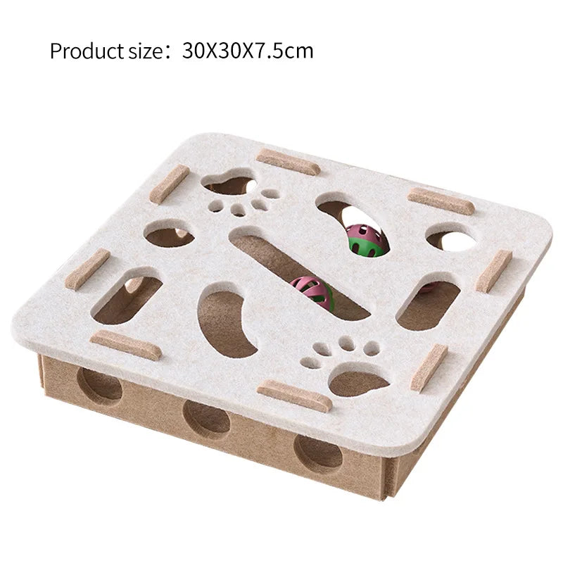 Interactive Felt Maze Puzzle Box