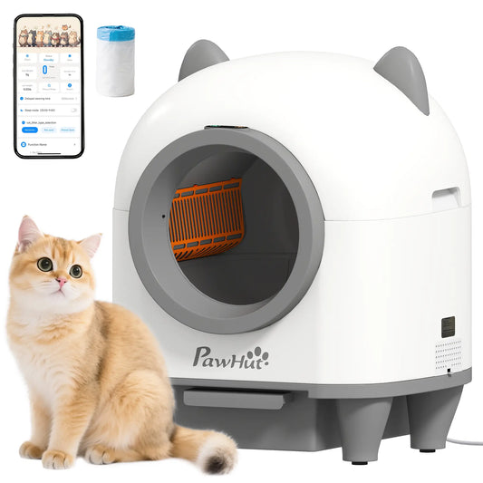 Smart automatic self-cleaning cat litter box with app control - Pets Perfect