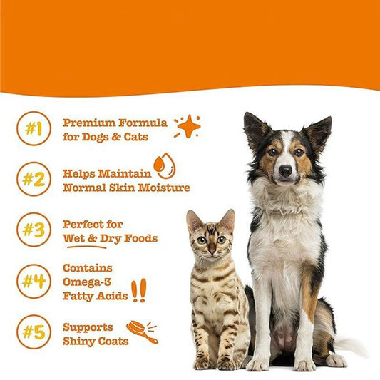 Pet Salmon Oil for Shiny Fur Pet Care- Pets Perfect