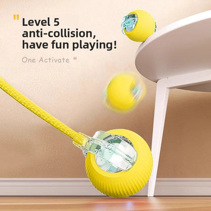 Automatic Bouncing Dog Toy Ball with Three Speeds Pets Perfect