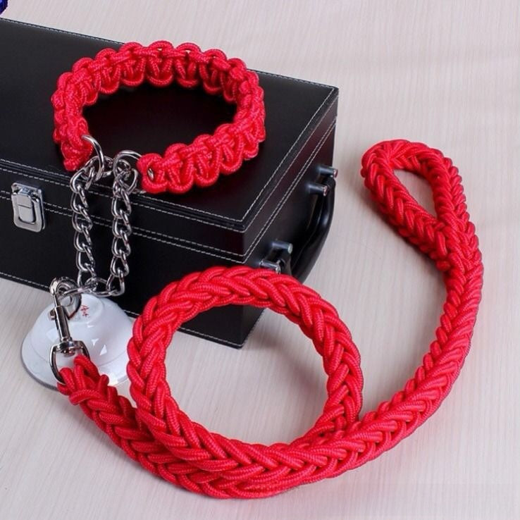 Dog Walker Leash – Strong Adjustable Nylon Leash for Safe & Comfortable Walks