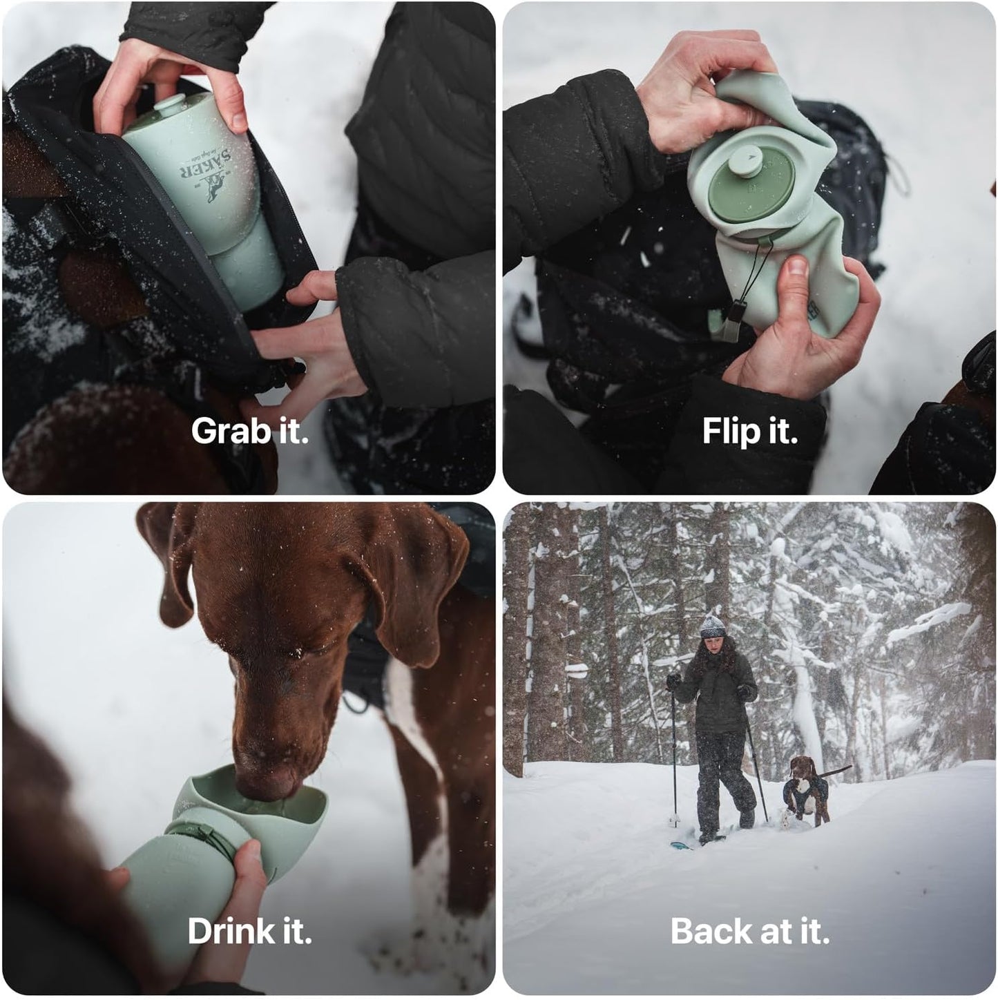 Collapsible Adventure Dog Water Bottle