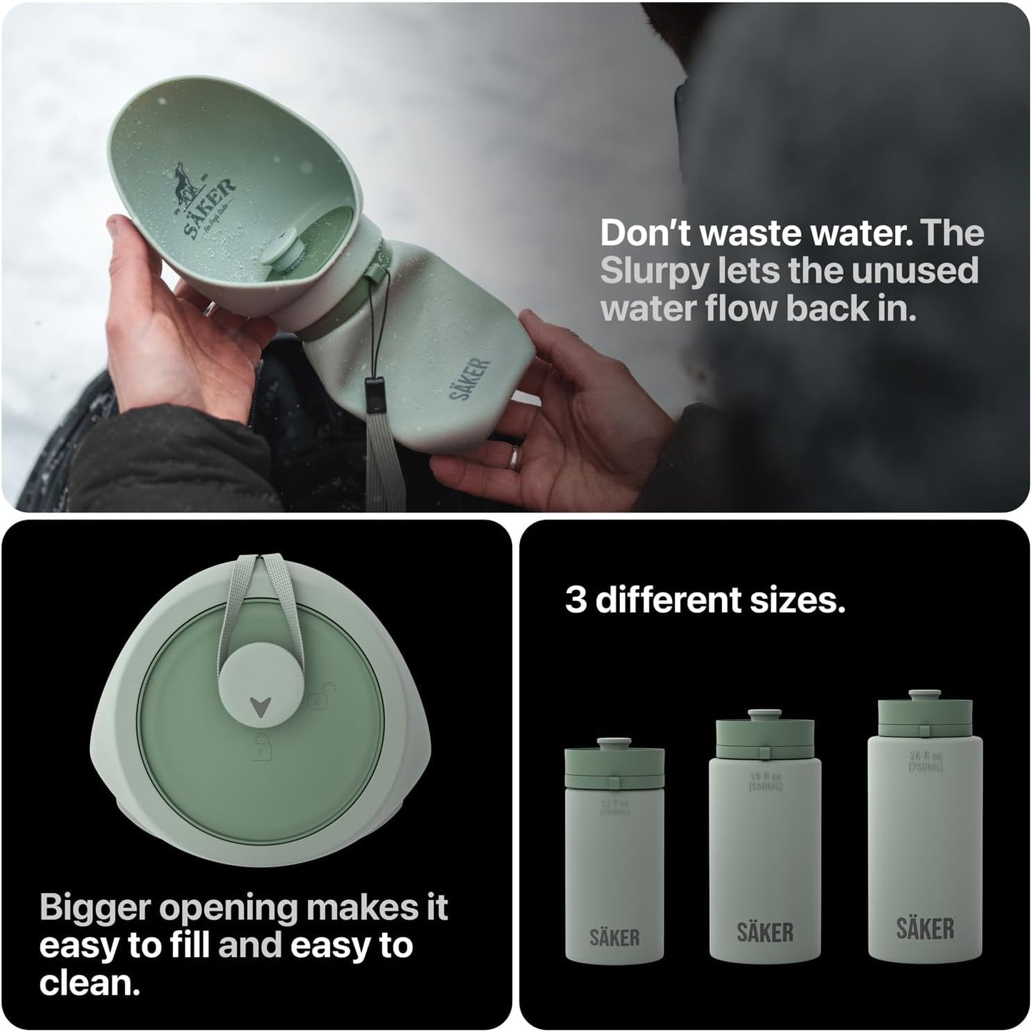 Collapsible Adventure Dog Water Bottle