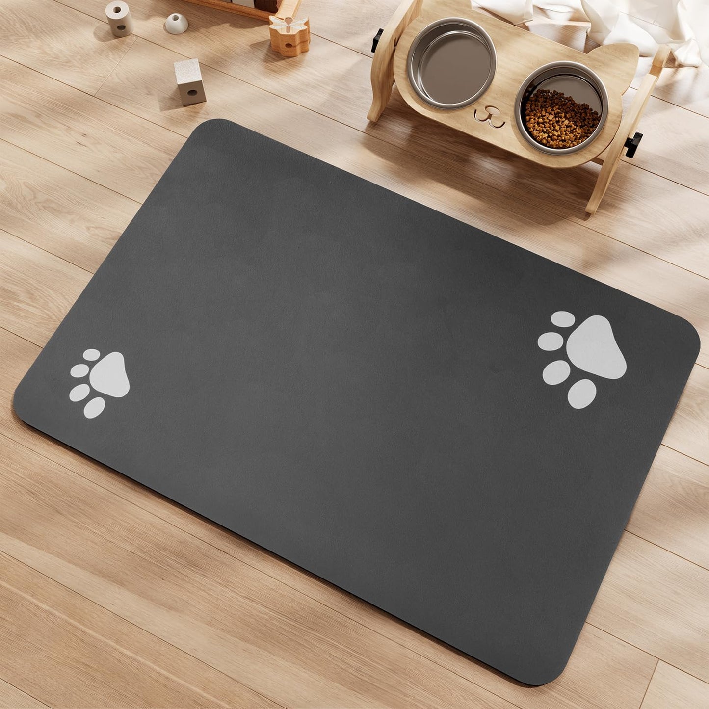 Quick-Dry Absorbent Pet Feeding Mat