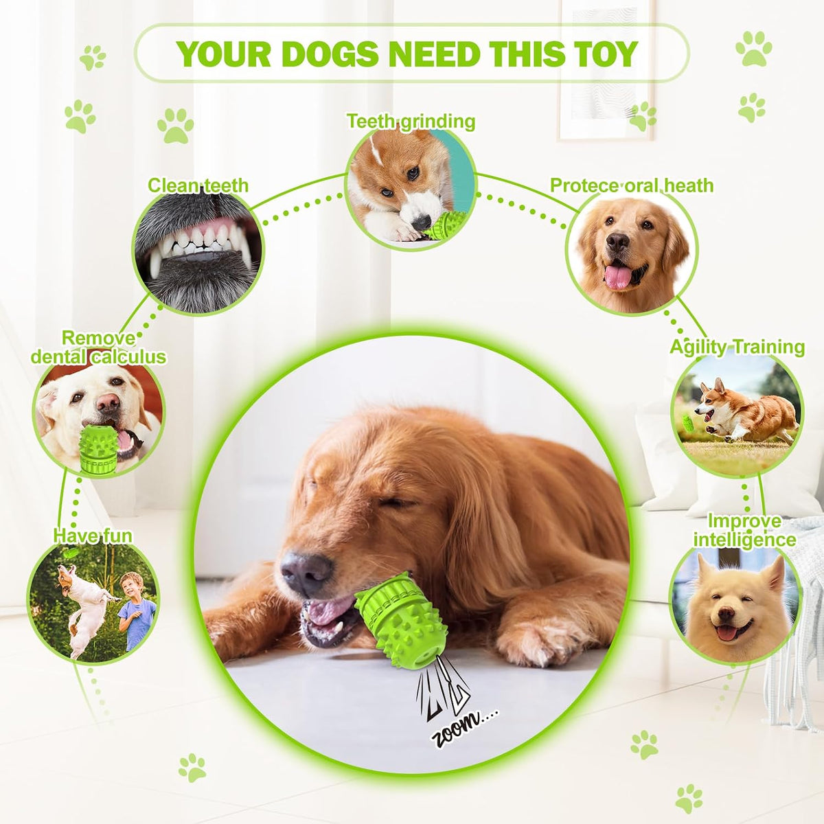 DuraFlex Natural Rubber Power Chewer