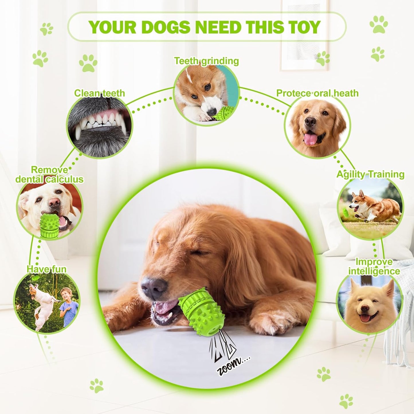 DuraFlex Natural Rubber Power Chewer