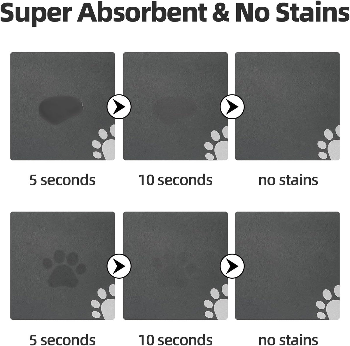 Quick-Dry Absorbent Pet Feeding Mat