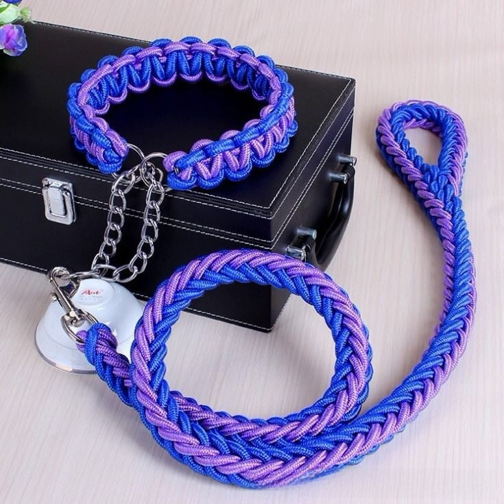 Dog Walker Leash – Strong Adjustable Nylon Leash for Safe & Comfortable Walks