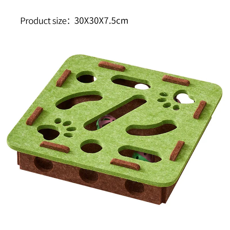 Interactive Felt Maze Puzzle Box