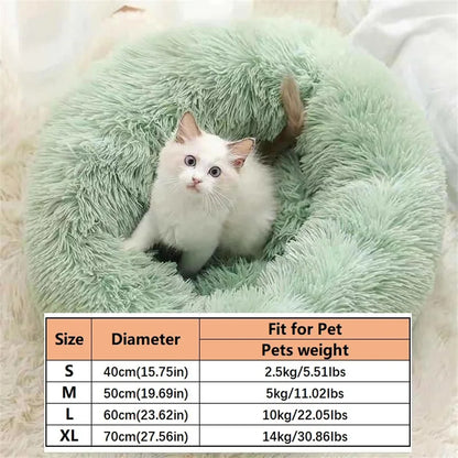 Ultra-Soft Calming Donut Pet Bed