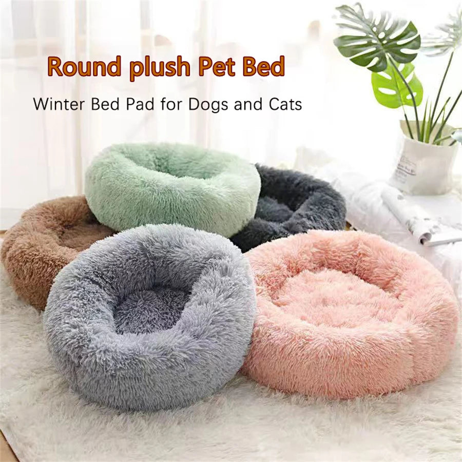 Ultra-Soft Calming Donut Pet Bed