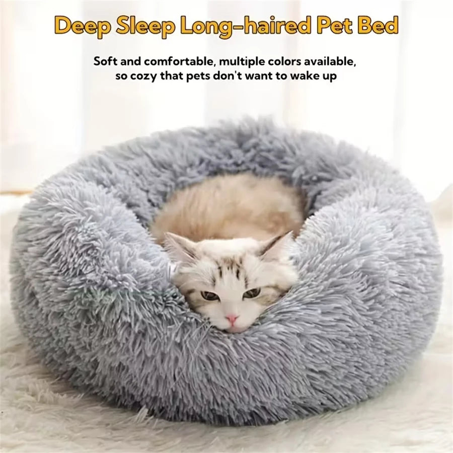 Ultra-Soft Calming Donut Pet Bed