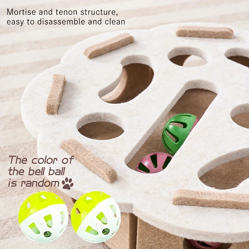 Interactive Felt Maze Puzzle Box