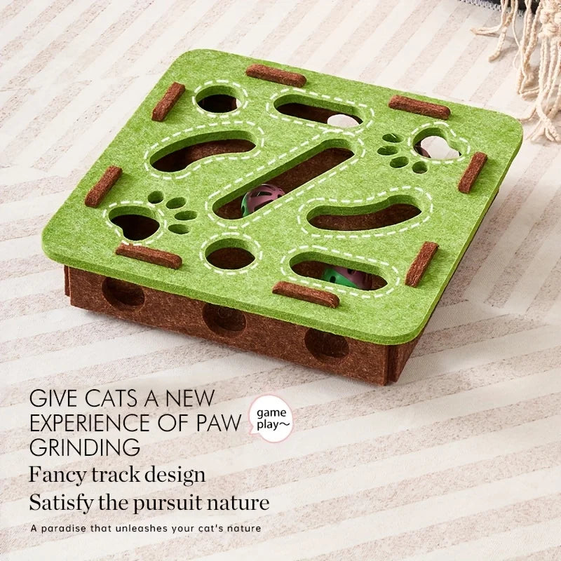 Interactive Felt Maze Puzzle Box