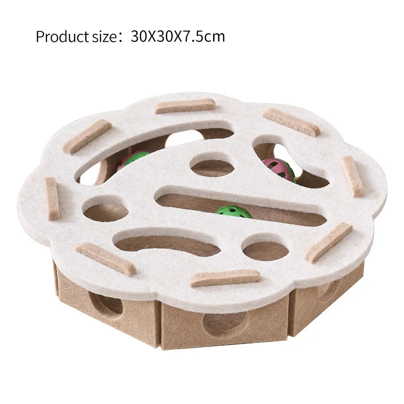 Interactive Felt Maze Puzzle Box