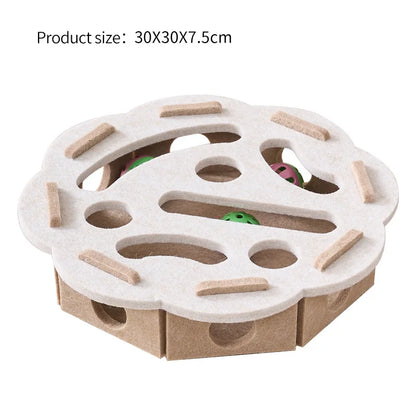 Interactive Felt Maze Puzzle Box
