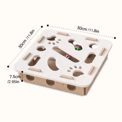 Interactive Felt Maze Puzzle Box