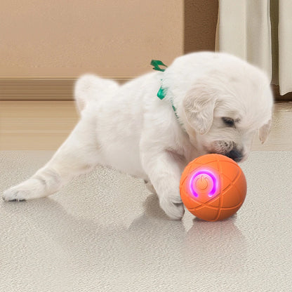 Smart Teasing Dog Ball LED Boredom Interactive Automatic Rolling and Moving Ball Electric Dogs Toy for Small Medium Large Dog