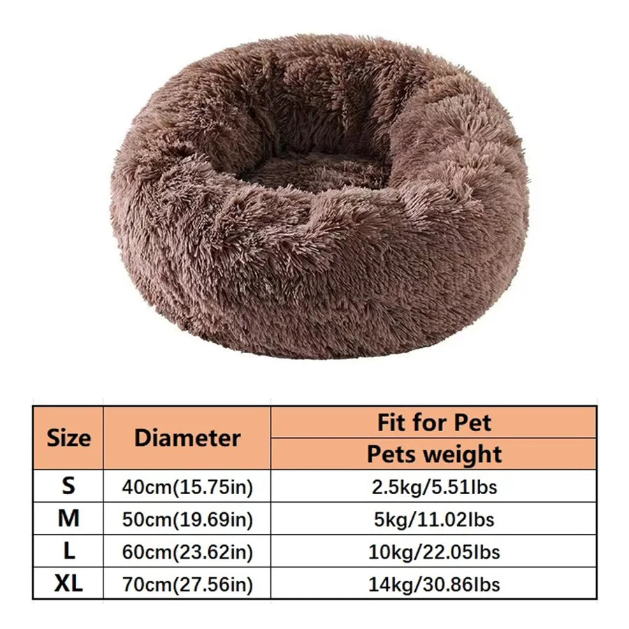 Ultra-Soft Calming Donut Pet Bed