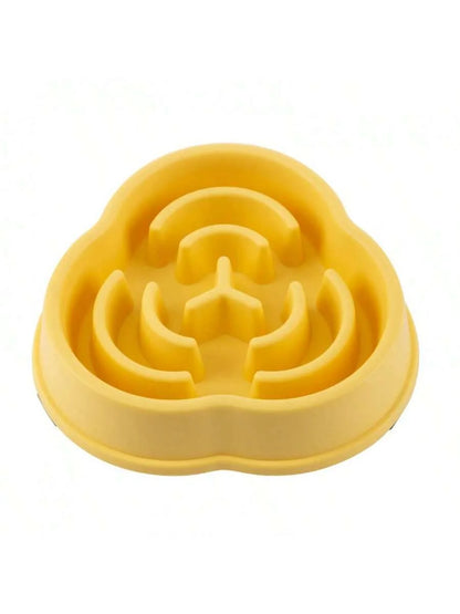 Dog Slow Food Bowl Plastic Anti-Choking Slow Eating Cloud Shape – Prevent Vomiting & Protect Intestines