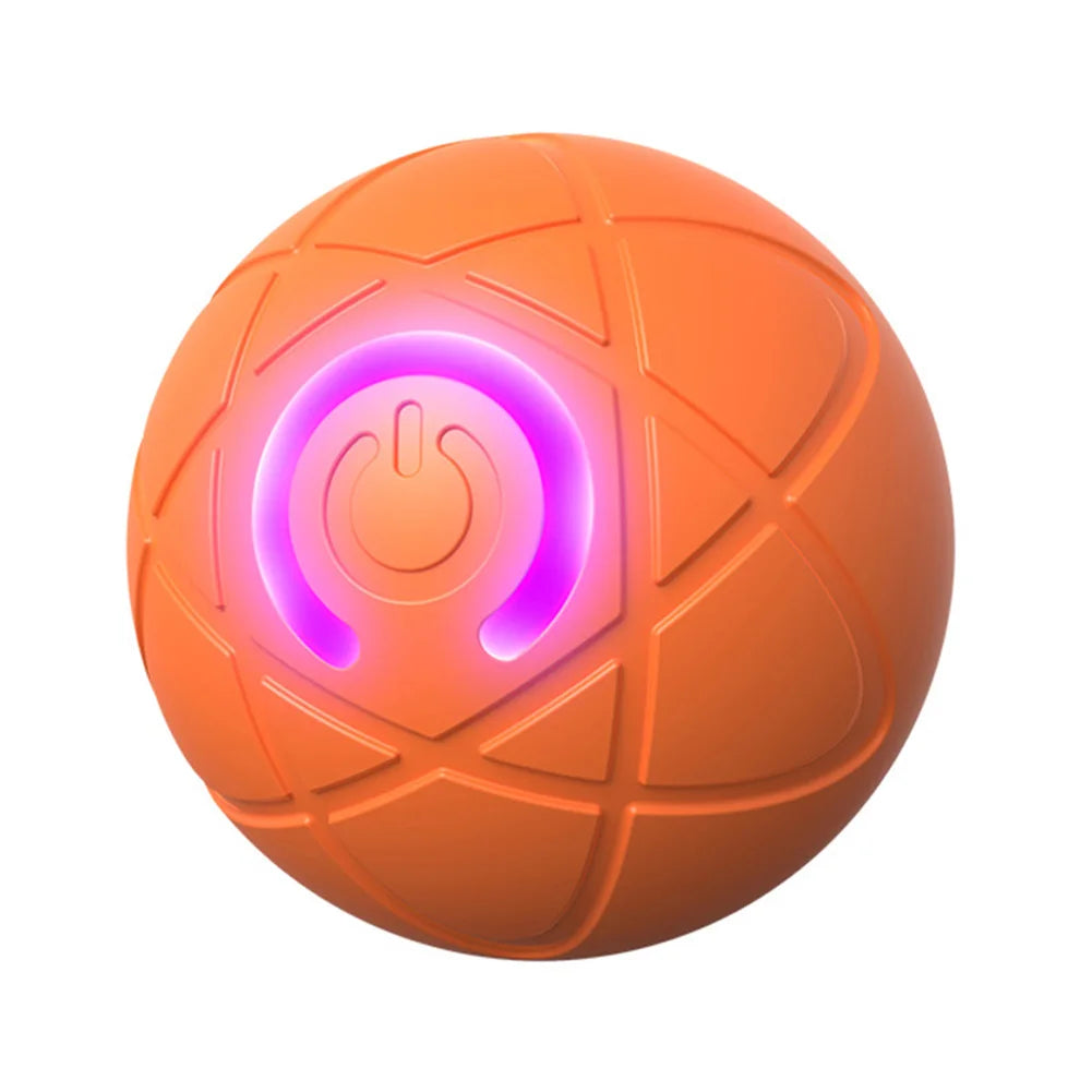 Smart Teasing Dog Ball LED Boredom Interactive Automatic Rolling and Moving Ball Electric Dogs Toy for Small Medium Large Dog