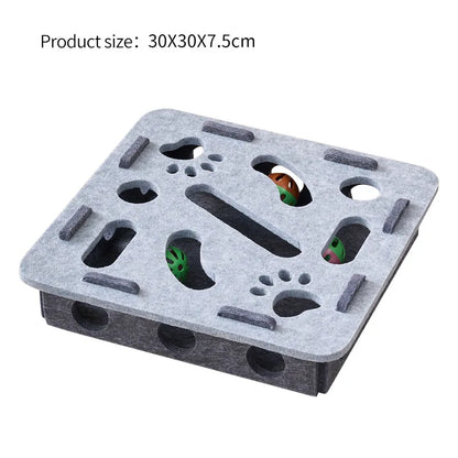 Interactive Felt Maze Puzzle Box
