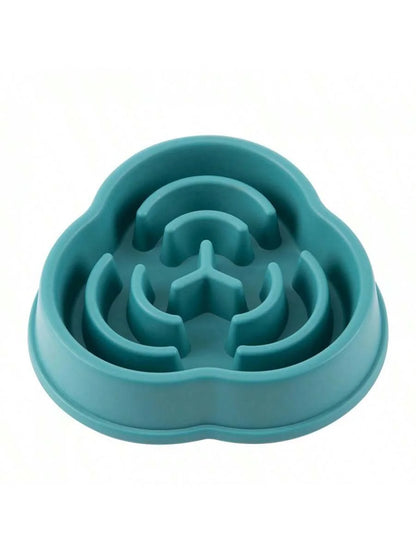 Dog Slow Food Bowl Plastic Anti-Choking Slow Eating Cloud Shape – Prevent Vomiting & Protect Intestines