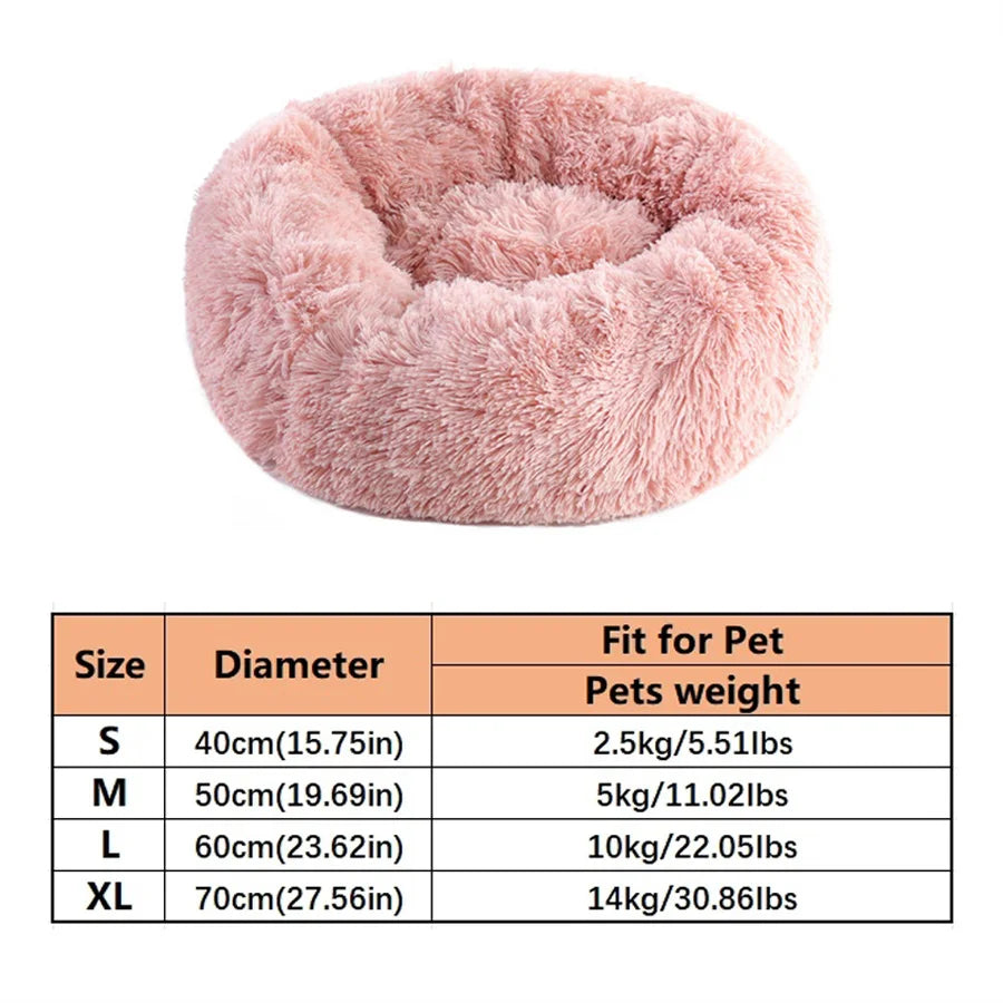 Ultra-Soft Calming Donut Pet Bed