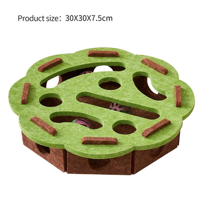 Interactive Felt Maze Puzzle Box