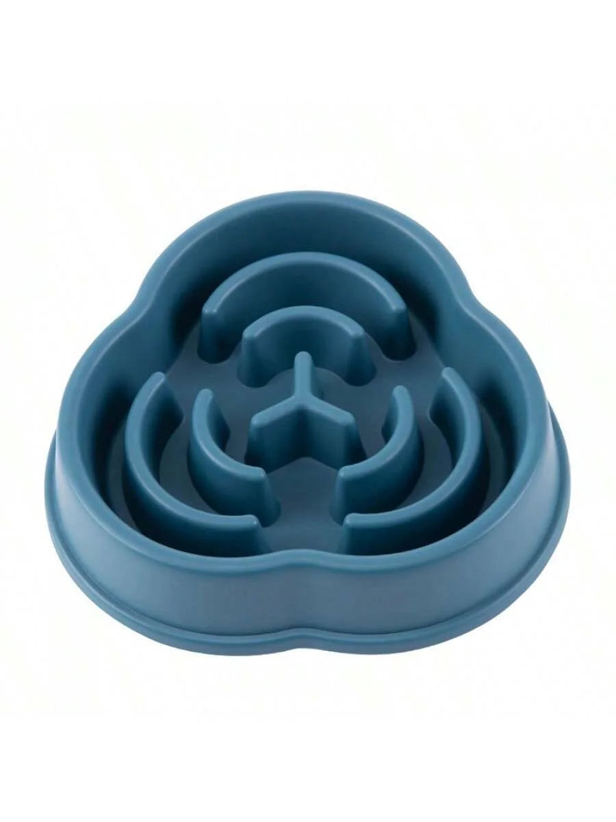 Dog Slow Food Bowl Plastic Anti-Choking Slow Eating Cloud Shape – Prevent Vomiting & Protect Intestines