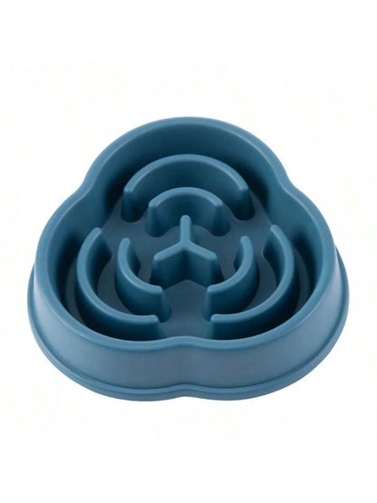 Dog Slow Food Bowl Plastic Anti-Choking Slow Eating Cloud Shape – Prevent Vomiting & Protect Intestines