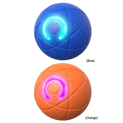 Smart Teasing Dog Ball LED Boredom Interactive Automatic Rolling and Moving Ball Electric Dogs Toy for Small Medium Large Dog