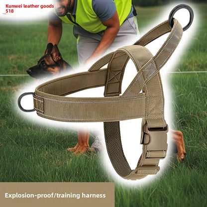 Tactical Dog Harness and Leash Set Pet Perfect
