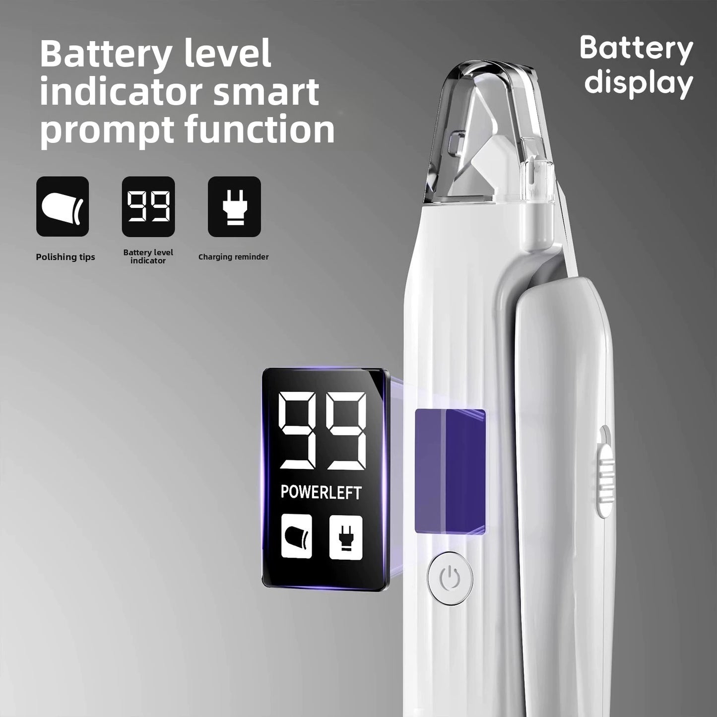 Electric Pet Nail Clipper Grinder Set