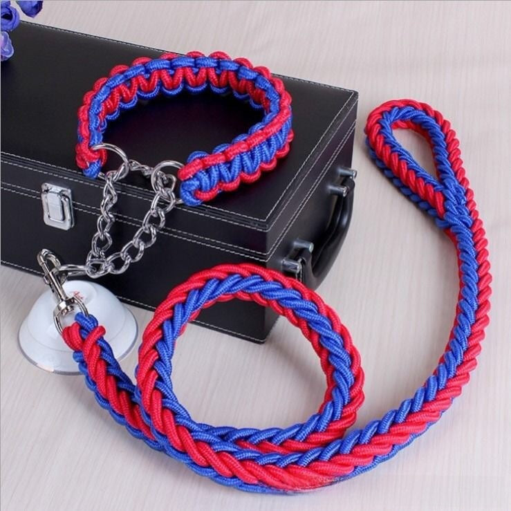 Dog Walker Leash – Strong Adjustable Nylon Leash for Safe & Comfortable Walks